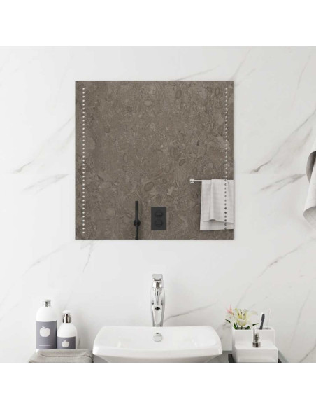 Specchio da Bagno con Luci LED 60x60 cm