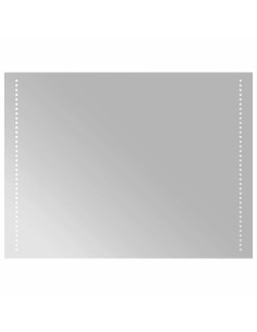 Specchio da Bagno con Luci LED 80x60 cm 2