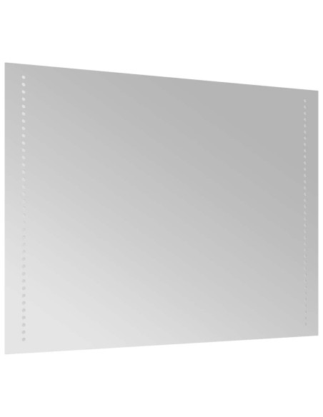 Specchio da Bagno con Luci LED 80x60 cm