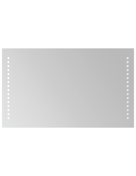 Specchio da Bagno con Luci LED 30x50 cm