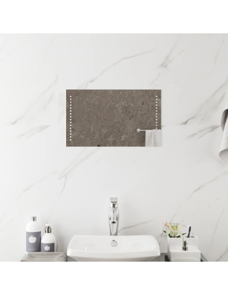 Specchio da Bagno con Luci LED 30x50 cm