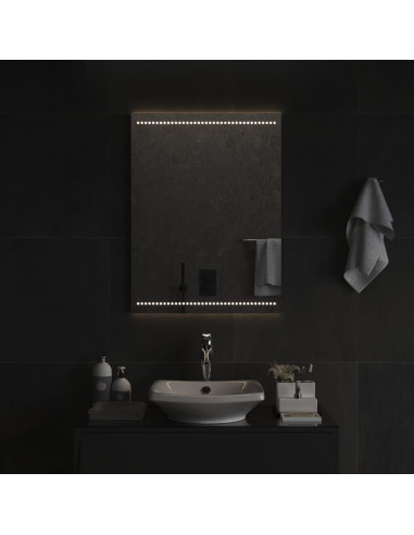 Specchio da Bagno con Luci LED 60x80 cm