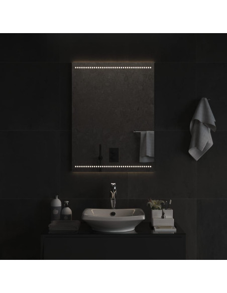 Specchio da Bagno con Luci LED 60x80 cm
