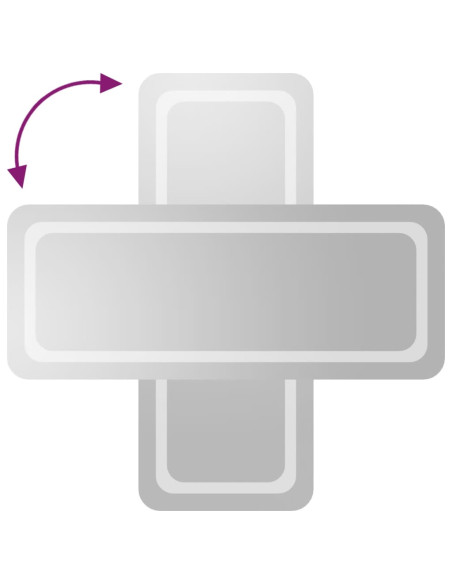 Specchio da Bagno con Luci LED 40x100 cm