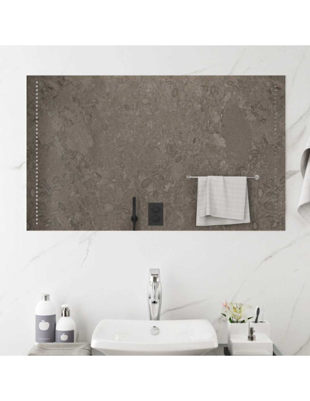 Specchio da Bagno con Luci LED 100x60 cm