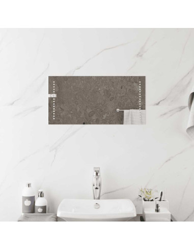 Specchio da Bagno con Luci LED 60x30 cm