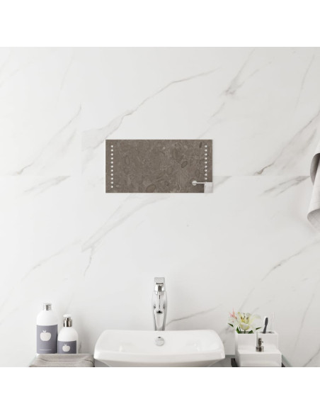 Specchio da Bagno con Luci LED 20x40 cm