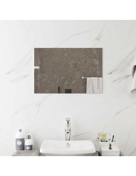 Specchio da Bagno con Luci LED 60x40 cm