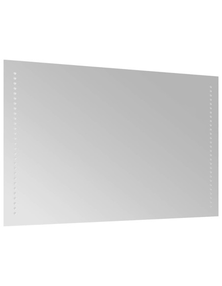 Specchio da Bagno con Luci LED 80x50 cm