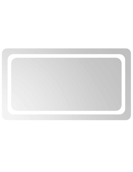 Specchio da Bagno con Luci LED 90x50 cm