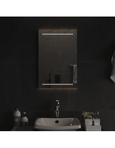 Specchio da Bagno con Luci LED 40x60 cm