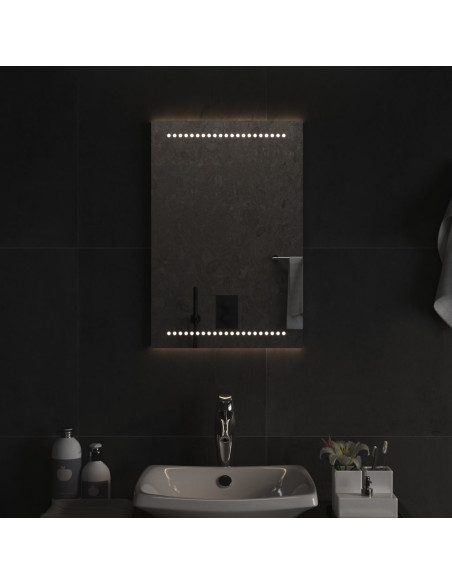 Specchio da Bagno con Luci LED 40x60 cm