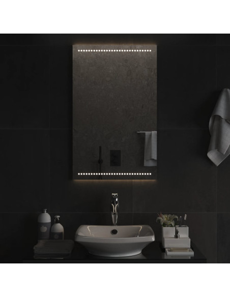 Specchio da Bagno con Luci LED 50x80 cm