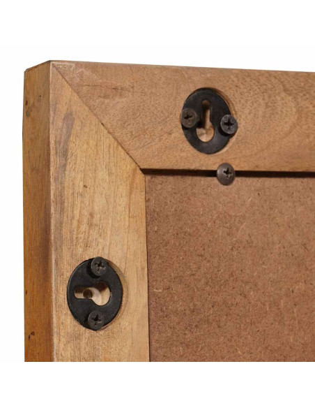 Specchio Marrone chiaro 57 x 70 x 3 cm legno massello di mango
