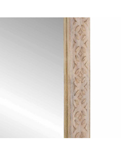 Specchio Bianco 57 x 70 x 3 cm legno massello di mango 2
