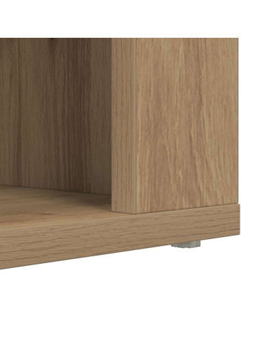 Scarpiera rovere artigianale 75 x 35 x 45 cm Legno multistrato