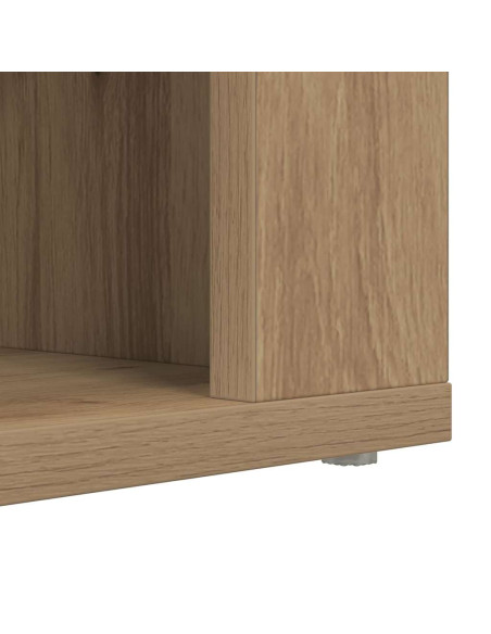 Scarpiera rovere artigianale 75 x 35 x 45 cm Legno multistrato