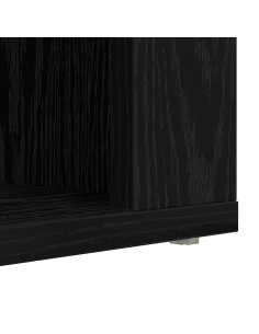 Scarpiera Rovere nero 75 x 35 x 45 cm Legno multistrato 2