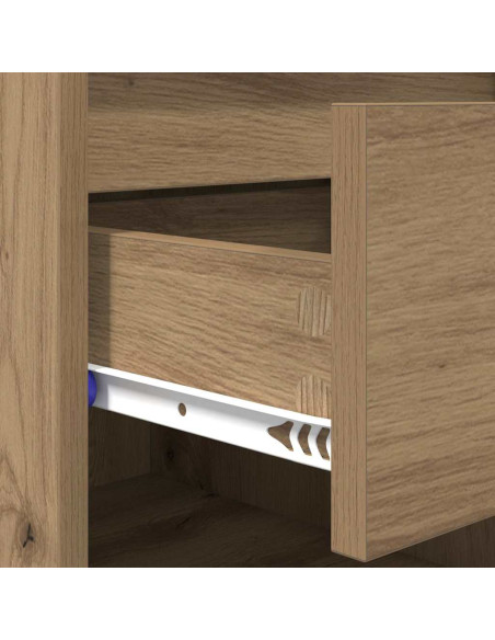 Mobile per scarpe rovere artigianale 102 x 36 x 60 cm