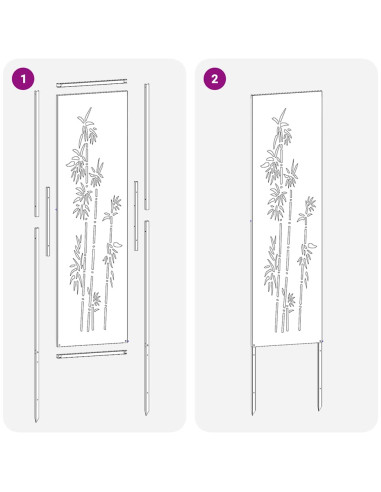 Schermo per privacy in giardino Oliver verde 32 x 140 cm