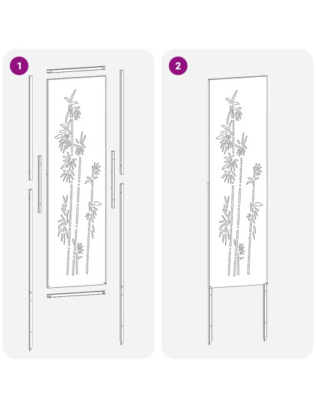 Schermo per privacy in giardino Oliver verde 32 x 140 cm