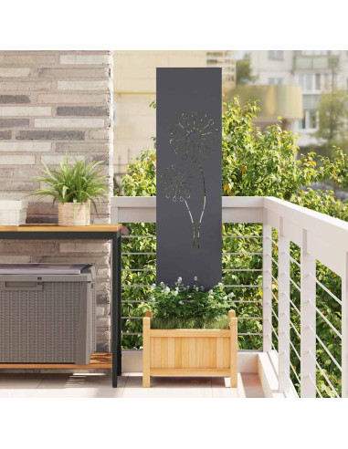 Schermo per privacy in giardino Traforo Antracite 32 x 140 cm