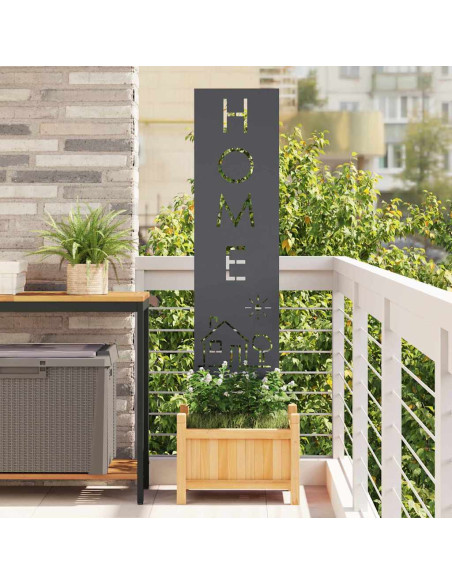 Schermo per privacy in giardino Traforo Antracite 32 x 140 cm