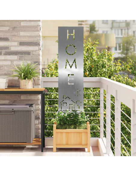 Schermo per privacy in giardino Traforo Argento 32 x 140 cm