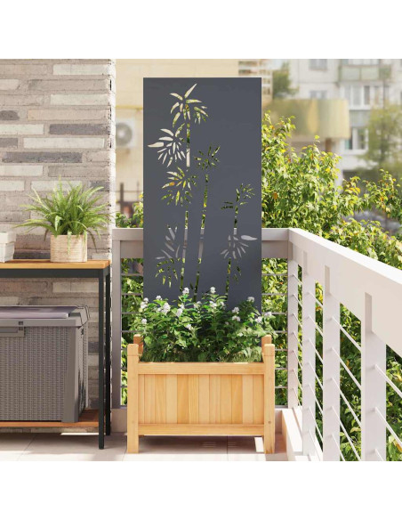 Schermo per privacy in giardino Floreale Antracite 50 x 140 cm