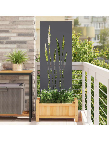 Pannello Decorativo da Giardino Antracite 50 x 140 cm