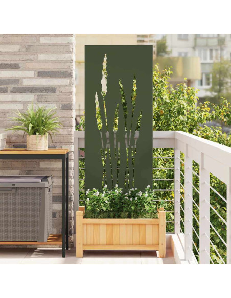 Pannello Decorativo da Giardino Oliver verde 50 x 140 cm