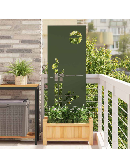 Pannello Decorativo da Giardino Oliver verde 50 x 140 cm