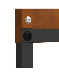 Pannello Decorativo da Giardino Ruggine 50 x 140 cm 2