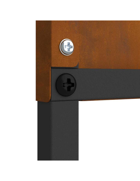 Pannello Decorativo da Giardino Ruggine 50 x 140 cm