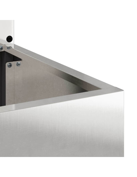 Schermo per privacy in giardino Floreale Argento 32 x 140 cm