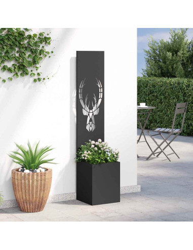 Schermo per privacy in giardino Stampa animale Nero 32 x 140 cm