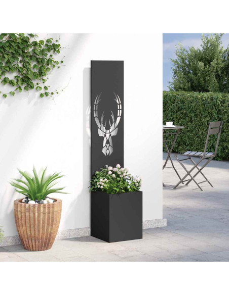 Schermo per privacy in giardino Stampa animale Nero 32 x 140 cm