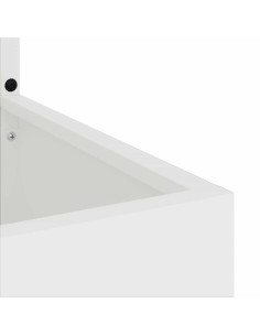 Schermo per privacy in giardino Bianco 32 x 140 cm 2