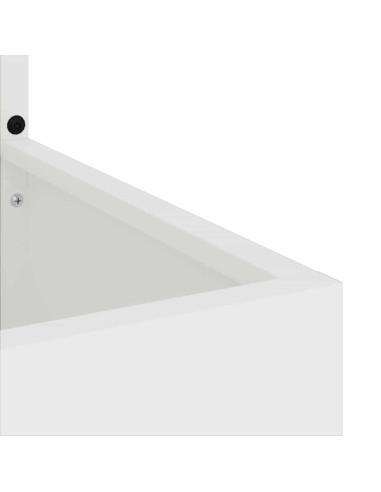 Schermo per privacy in giardino Bianco 32 x 140 cm