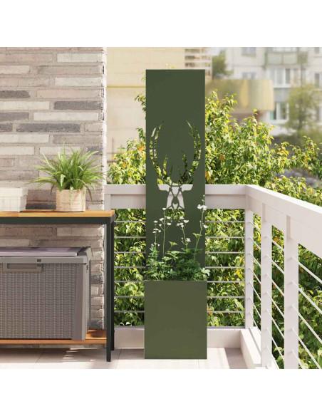 Schermo per privacy in giardino Oliver verde 32 x 140 cm