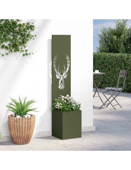 Schermo per privacy in giardino Oliver verde 32 x 140 cm