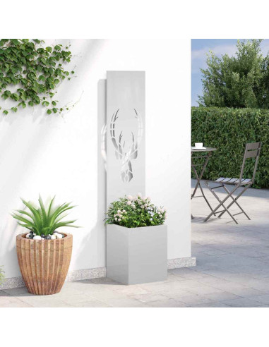 Schermo per privacy in giardino Argento 32 x 140 cm