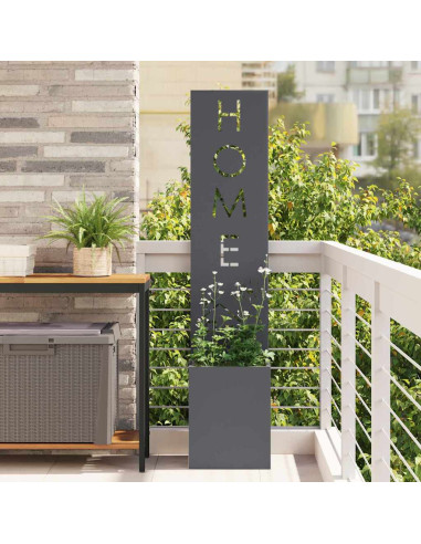 Schermo per privacy in giardino Traforo Antracite 32 x 140 cm