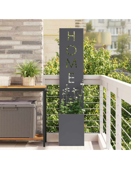 Schermo per privacy in giardino Traforo Antracite 32 x 140 cm