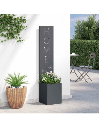 Schermo per privacy in giardino Traforo Antracite 32 x 140 cm