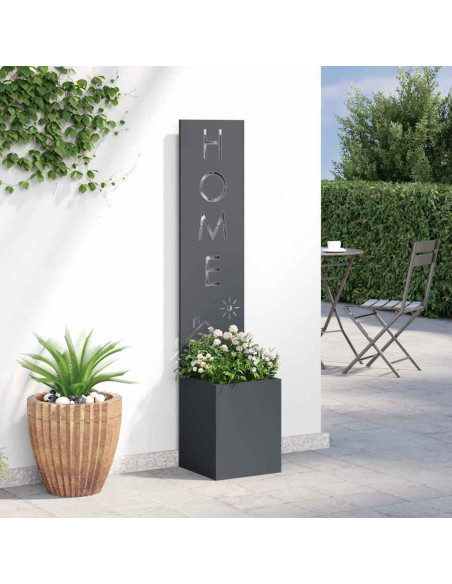 Schermo per privacy in giardino Traforo Antracite 32 x 140 cm