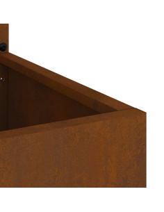 Schermo per privacy in giardino Traforo Ruggine 50 x 140 cm 2