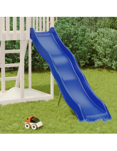 Scivolo per Bambini Blu 210x40 cm in Polipropilene 2