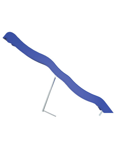 Scivolo per Bambini Blu 210x40 cm in Polipropilene