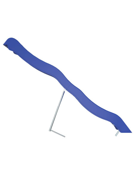 Scivolo per Bambini Blu 210x40 cm in Polipropilene